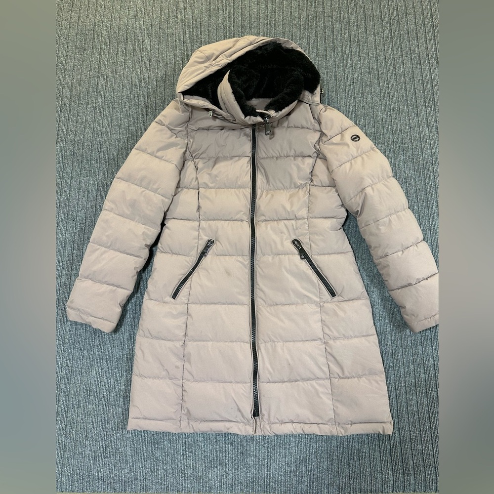 Andrew Marc Stretch Long Puffer Jacket